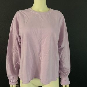 NWOT Wild Fable Purple Long Sleeve Cuffed Sweater - Small